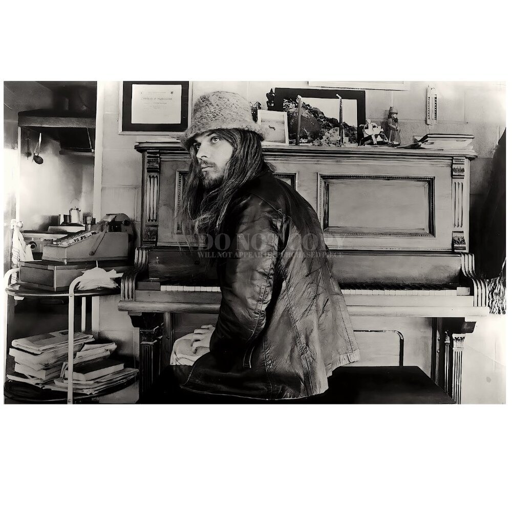 Leon Russell Photograph 11 X 16 | RARE 1970 Portrait | Piano | Poster Art Print